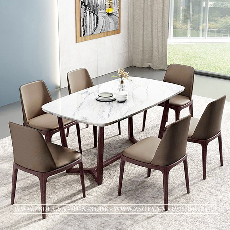 Bàn ghế ăn mặt đá Stone 6 ghế sẽ là lựa chọn phù hợp cho những ai muốn tạo ra một không gian ẩm thực mang phong cách hiện đại. Với sự kết hợp hoàn hảo giữa chất liệu đá tự nhiên và thiết kế tinh tế, sản phẩm này sẽ mang lại cho bạn một bữa ăn ngon miệng trong không gian đẳng cấp.