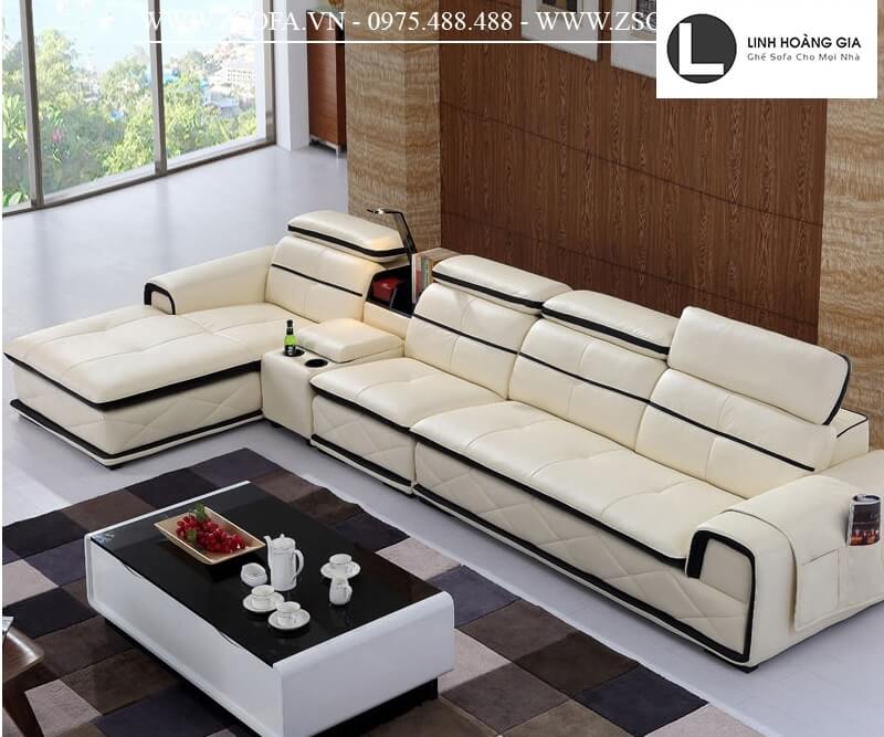 Tận hưởng không gian thoải mái và tiện nghi cùng chiếc ghế sofa góc. Sản phẩm được thiết kế vô cùng thông minh và mang đến cho bạn sự thoải mái tuyệt đối khi thư giãn.